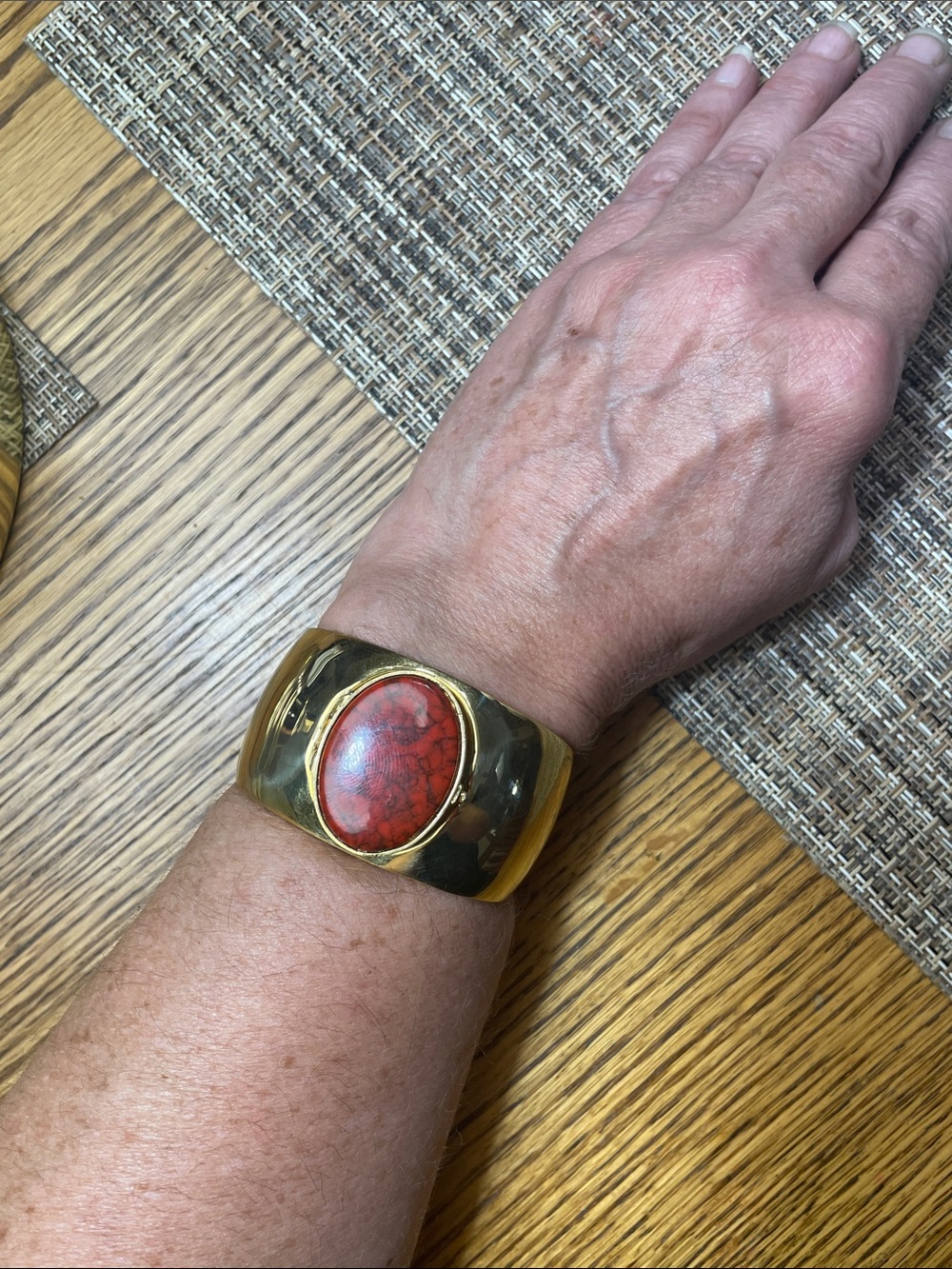 Vintage 1970’s Princess Marcella Borghese C. Sebrini Signed Perfume Cuff